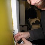 Power off, time to take the old switch out of the wall.