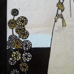 Closeup of the detail in the flowers. Colored in the lines to the best of my impatient ability :)