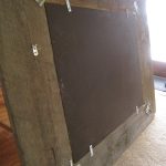 Backside of the mirror, fully assembled.