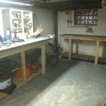 Final workbench and gardening table in place! Final workbench and gardening table in place!