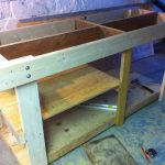 Bottom shelf and half-shelf done.