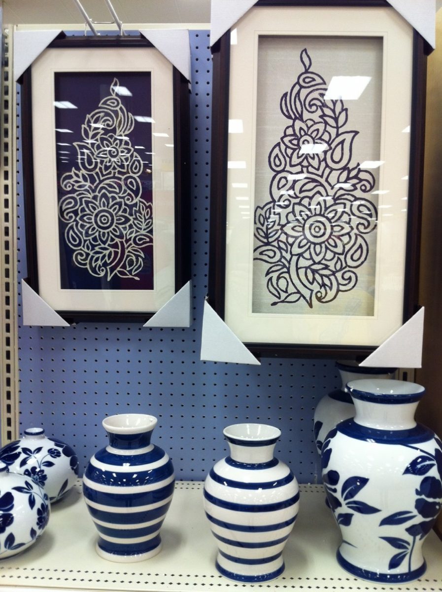 Blue and White collection at Target.