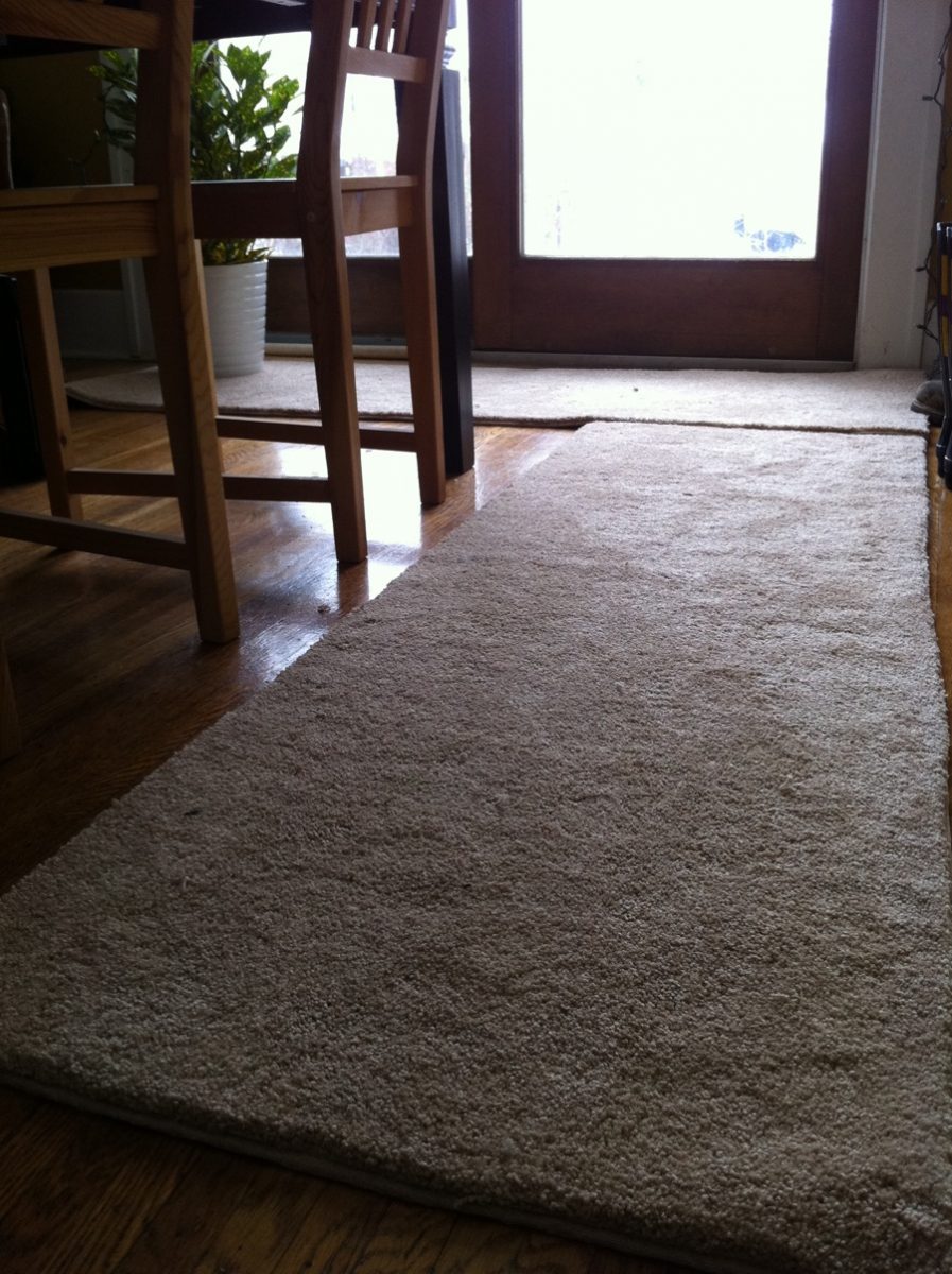 Sliding glass door runners.