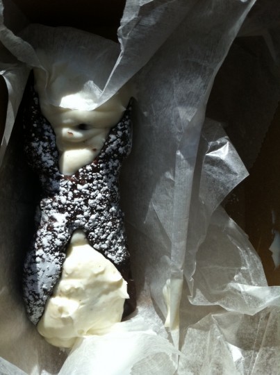 Chococate Cannoli from Carlo's Bake Shop. Awesome.