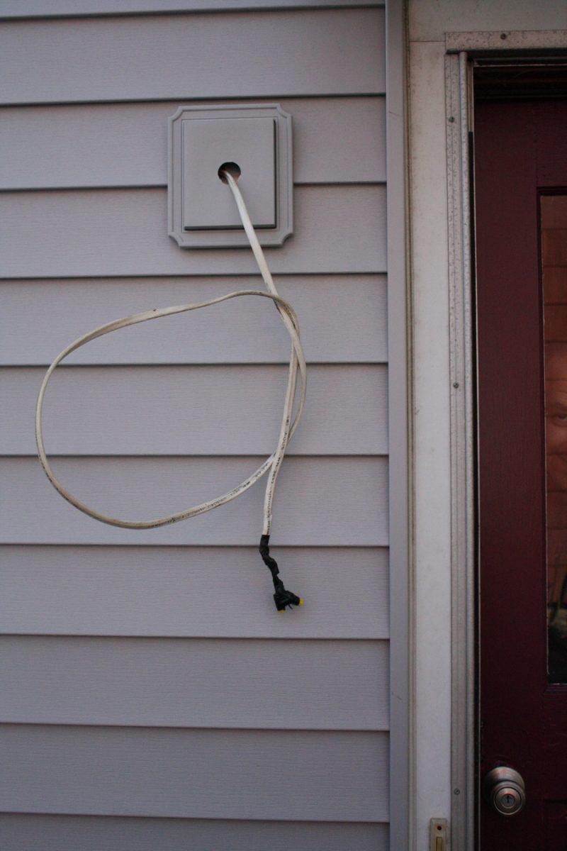 Exterior Wall Fixture Wiring NookNova LED Black Outdoor Light With