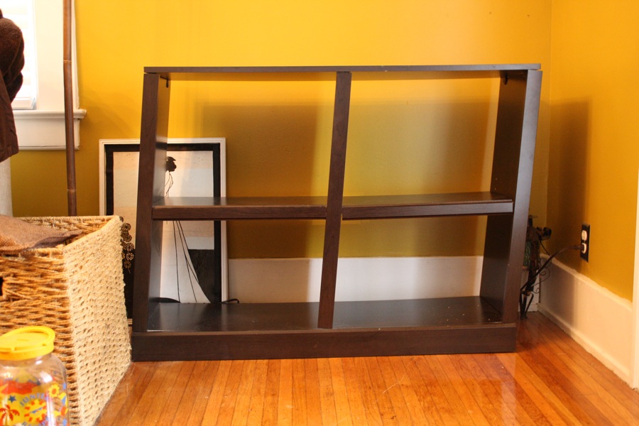 Living room sauder shelf repair.