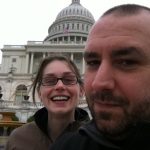 HA, and here I am photo bombing an otherwise nice photo of Pete at the Capitol.