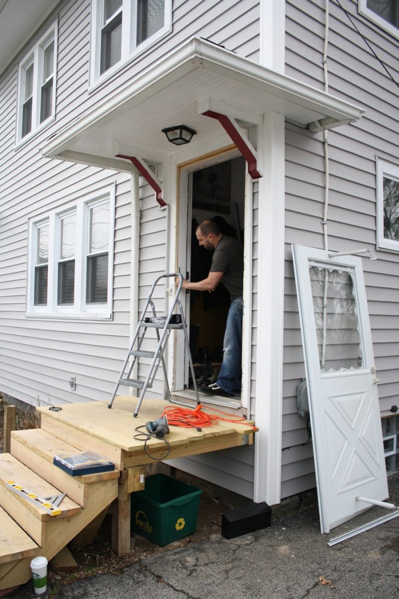 entryway door upgrade.