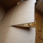 Thicker cardboard box? Like butter.