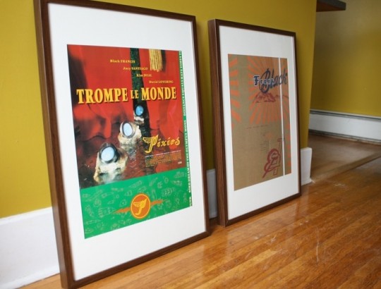 Matted and framed. 