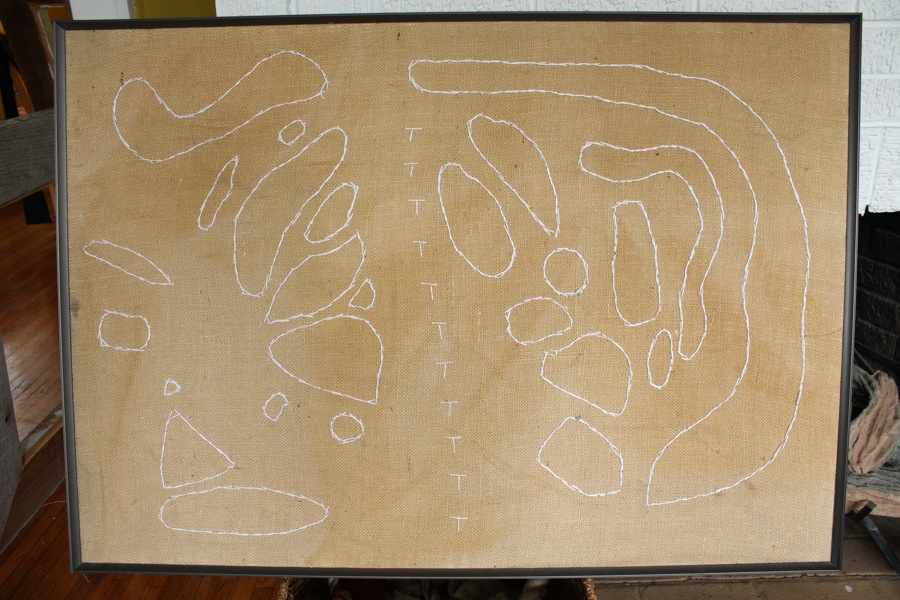 tamarack, embroidered