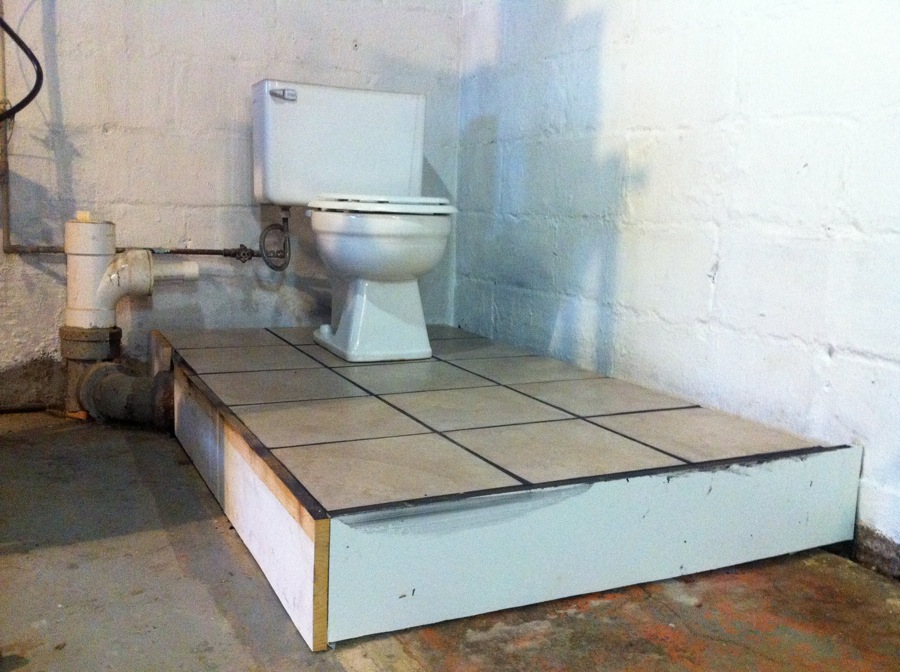 A Basement Bathroom Renovation Merrypad - How To Install Bathroom In A Basement