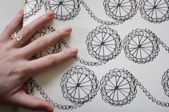 Coloring book pattern.