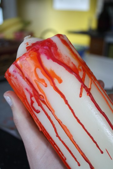 Blood candles. Bwa-ha-ha.