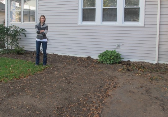 Aw yeah, no dirt pile. 