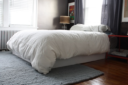 Make a boxspring wrap.