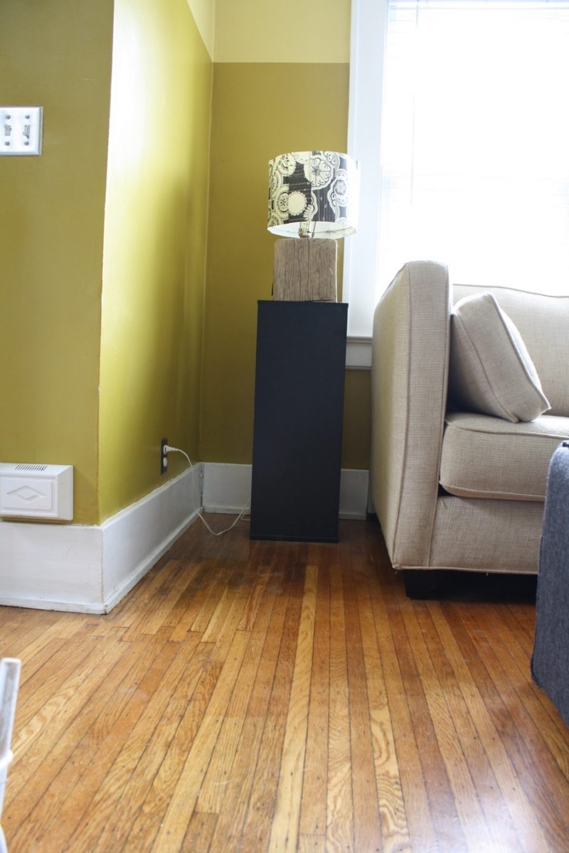 Living room fake sidetable.