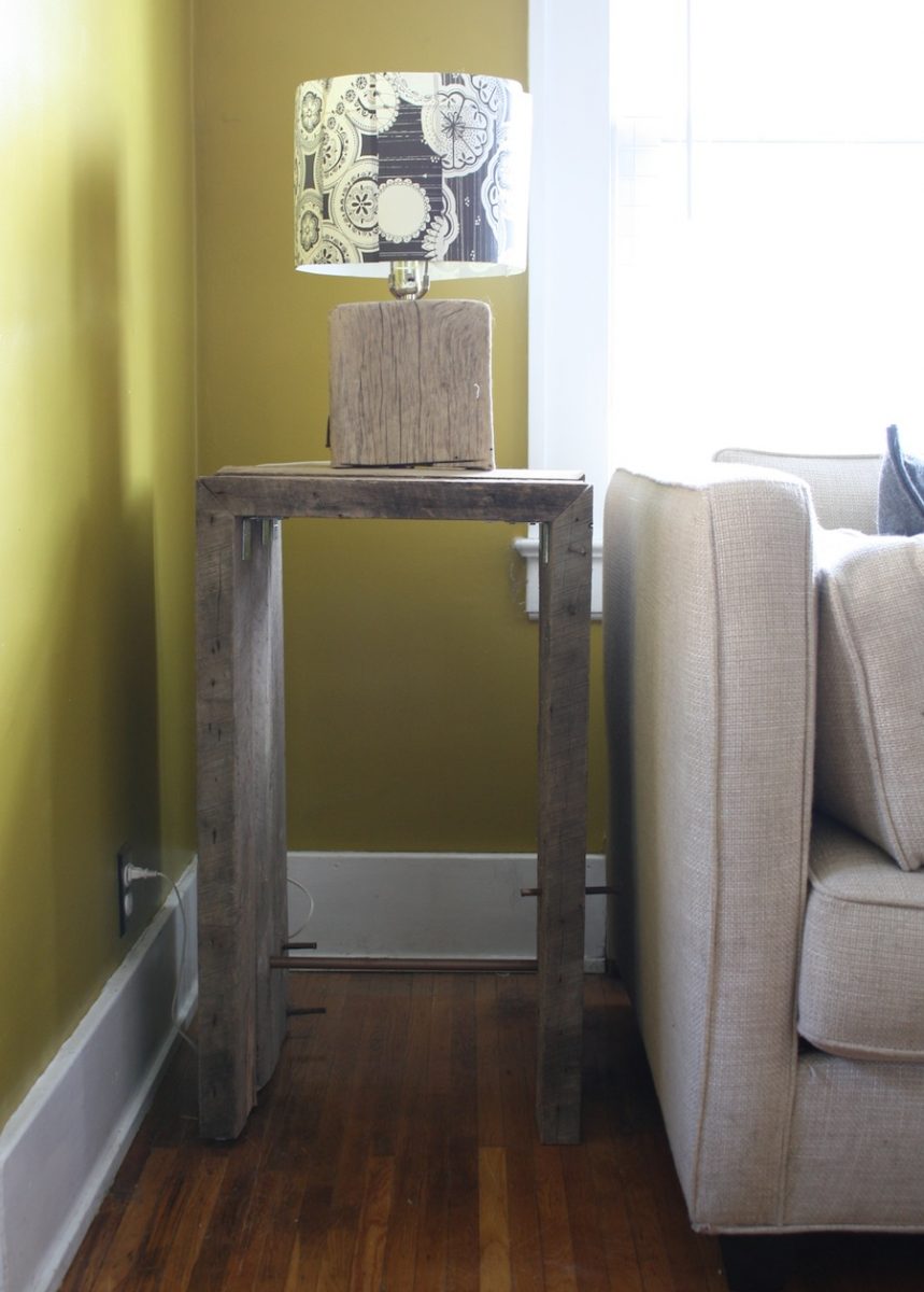 side table with west elm inspiration