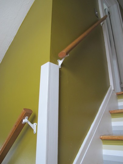 Installed stair rail. You're welcome.