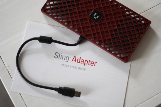 It's the little red sling adapter for our Dish Network! It's the little red sling adapter for our Dish Network!