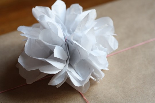 DIY paper flower tutorial.
