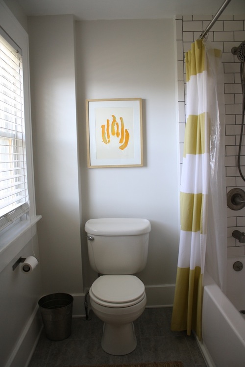 Our renovated bathroom