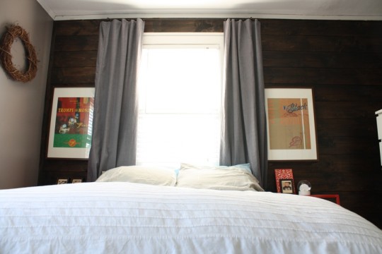 Master bedroom progress, circa September 2011.