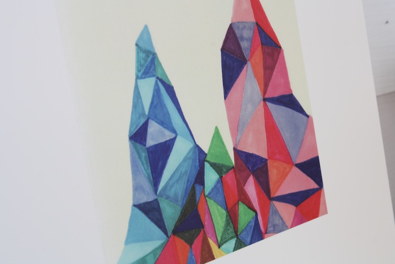 Fab print of mountains.