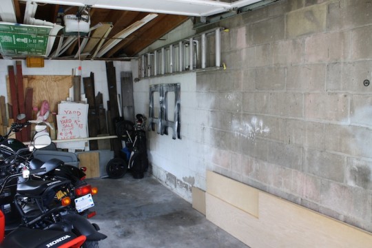 Serious garage progress. Needs some paint still, but how great is it to be organized for once?