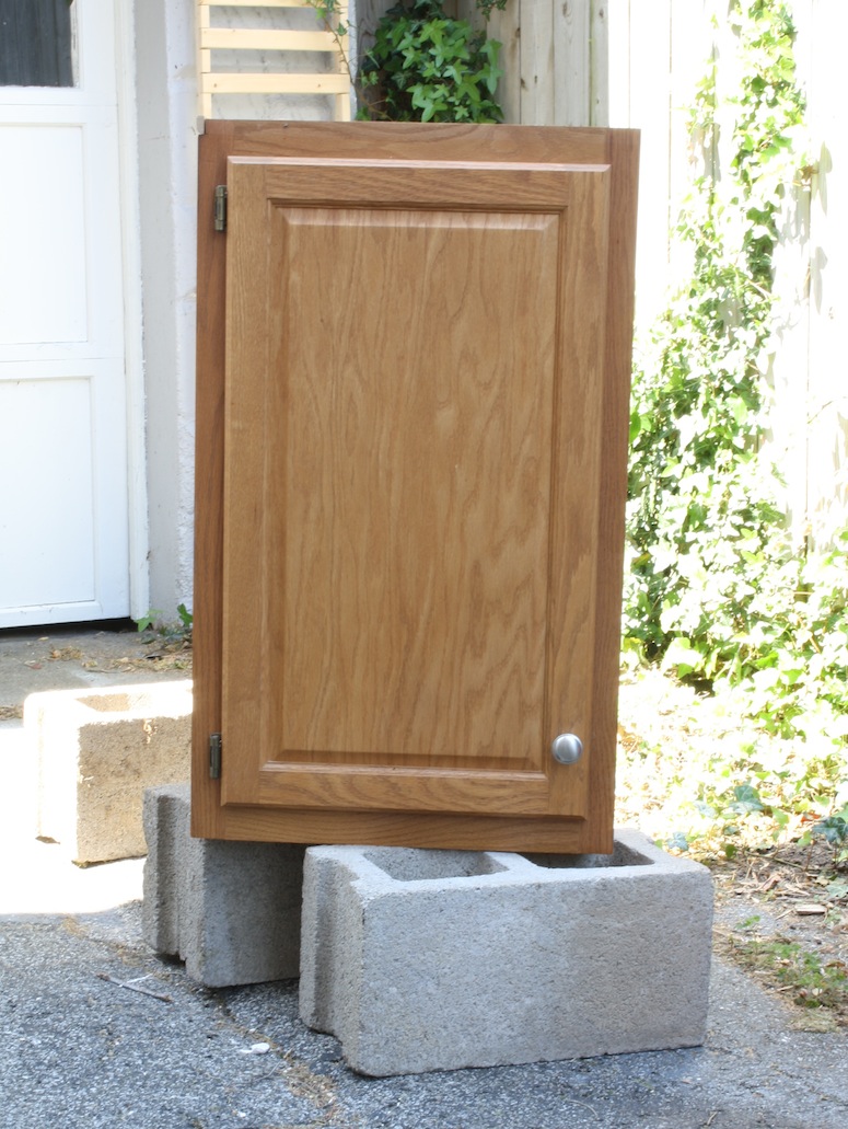 kitchen stain test DIY.