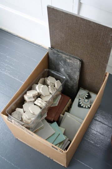 Hitting the big time in salvaged tile! Hitting the big time in salvaged tile!