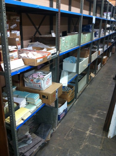 Whole wall of tile-filled boxes to rummage through? Yes, please. Whole wall of tile-filled boxes to rummage through? Yes, please.