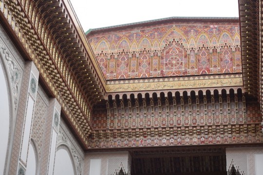 Inside Hassan II Mosque, Casablanca, Morocco.