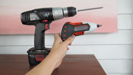 The Black & Decker Gyro screwdriver eyes up the competition.