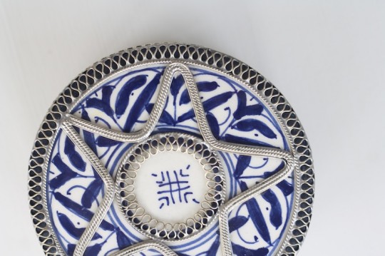 Love the ornate details on this ceramic Moroccan box.