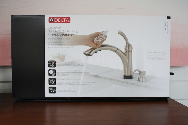Welcome home, Lewiston. Meet my new Touch2O kitchen sink faucet.