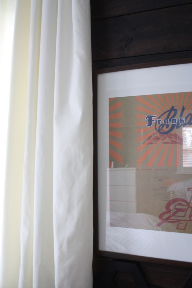 Bedoom update, lighter and brighter curtains.