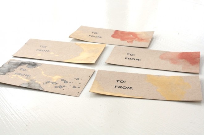 Watercolored tags starting to look a little bit better.