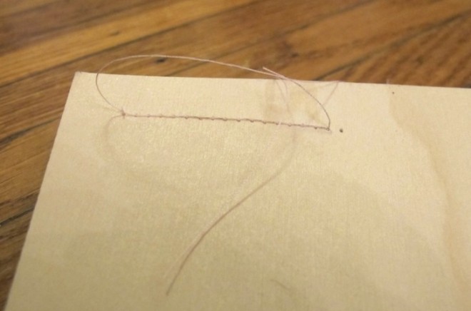 Did you know that the common sewing machine can tear through real birch veneer? I didn't.