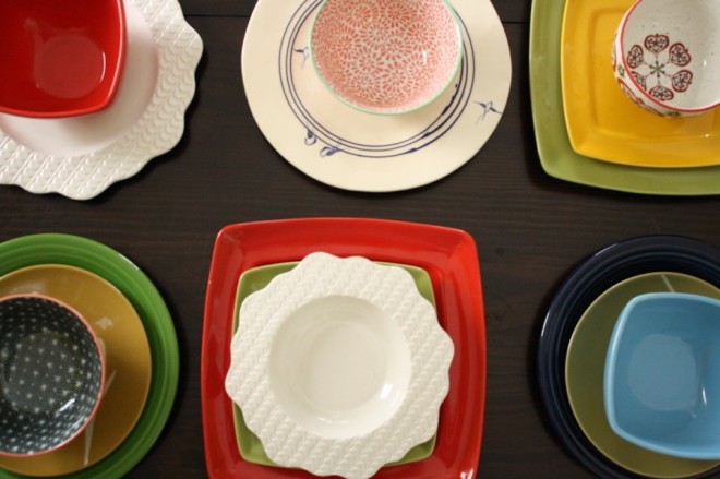 RIP, mismatched dishes.
