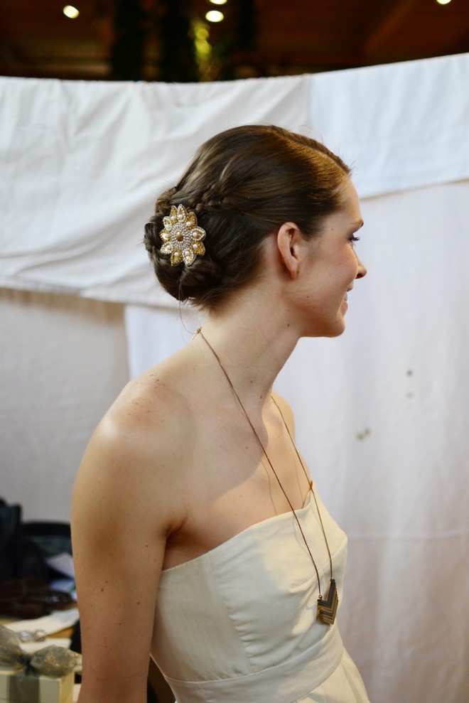 Voila, wedding hair on a budget.
