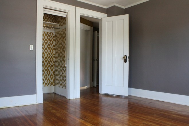 Master bedroom, as we left it in June 2013.