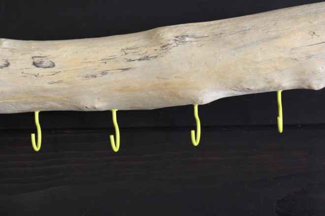 How to make a hook using driftwood.