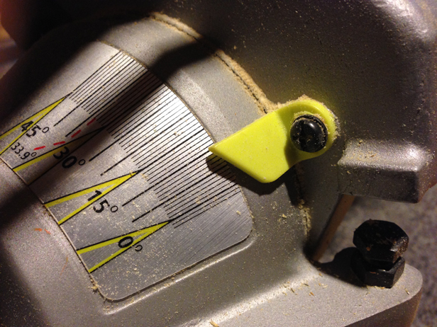 DIY wooden iPad holder.