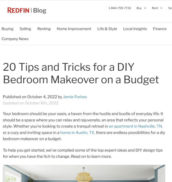 Redfin Bedroom Design Recommendations